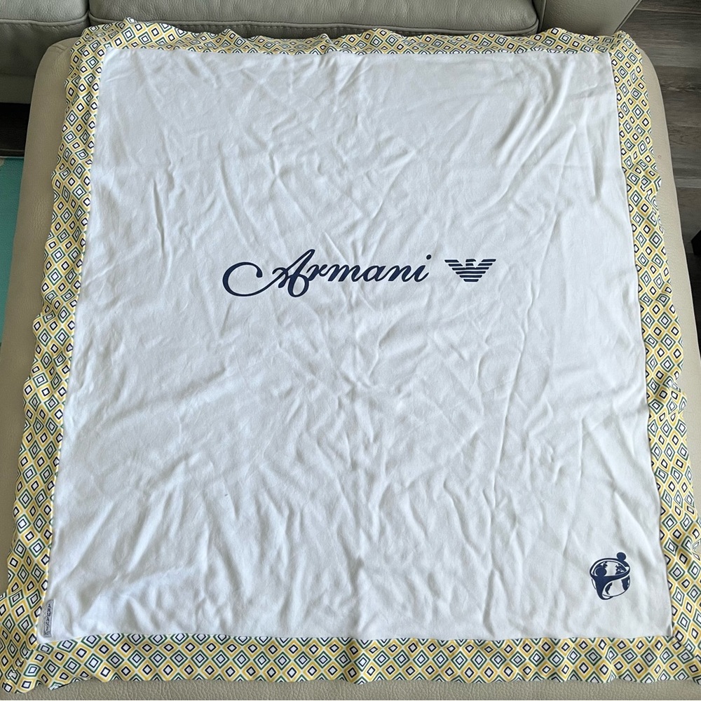 NWOT - Authentic Armani Baby Cotton Blanket